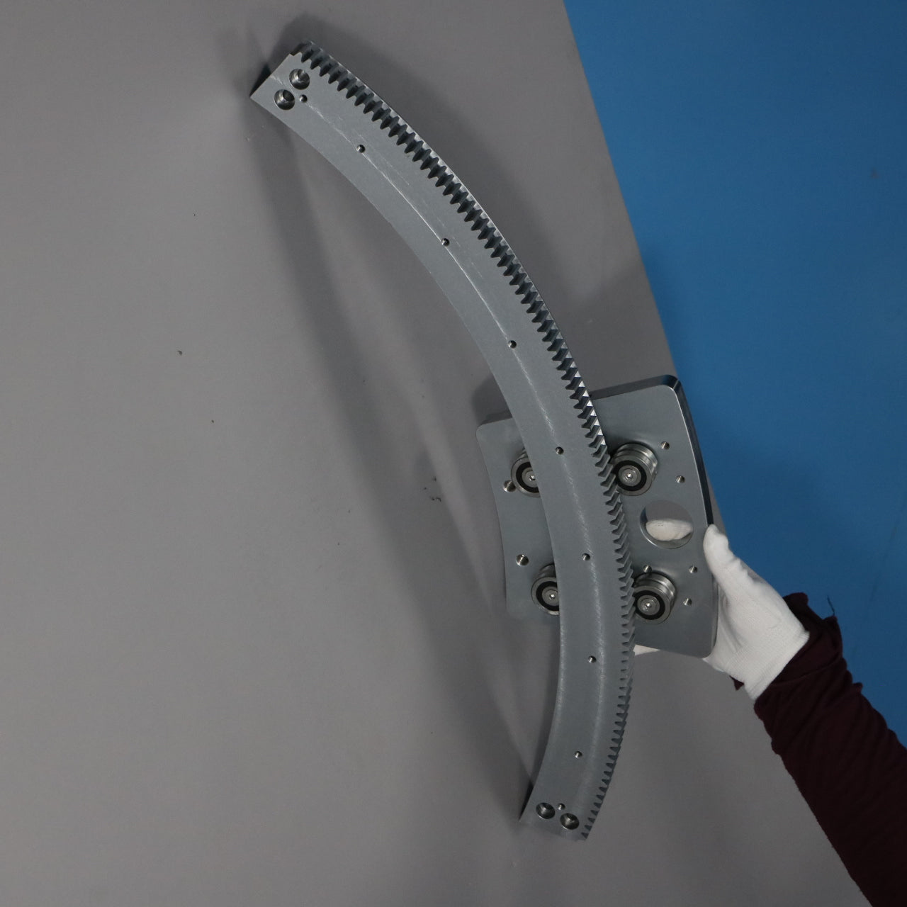 High-precision toothed ring guide system customized circular toothed guide automation component solutions