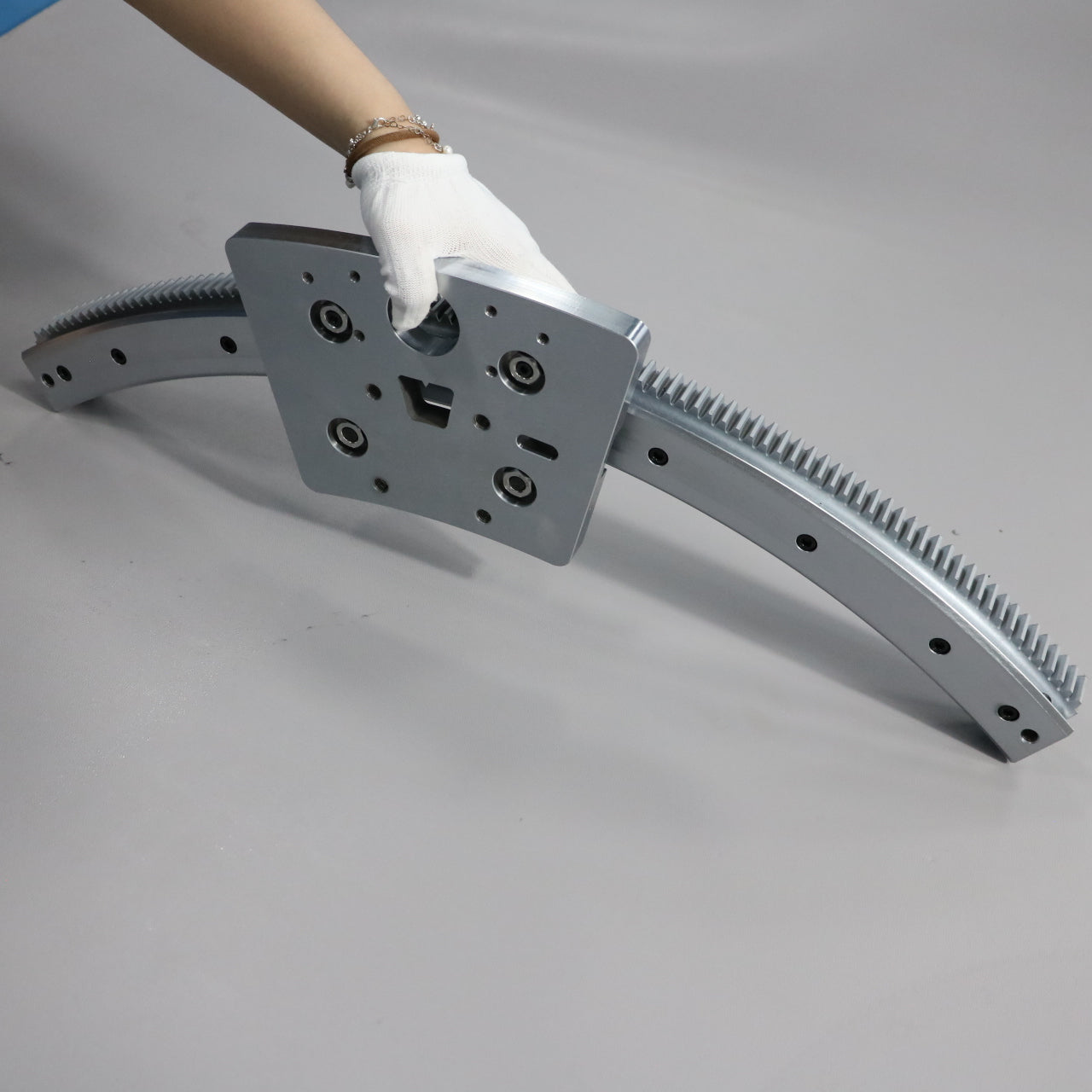 High-precision toothed ring guide system customized circular toothed guide automation component solutions