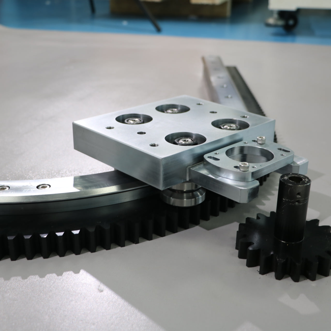 Ring and linear toothed rail splicing assembly | high-precision metal transmission solution