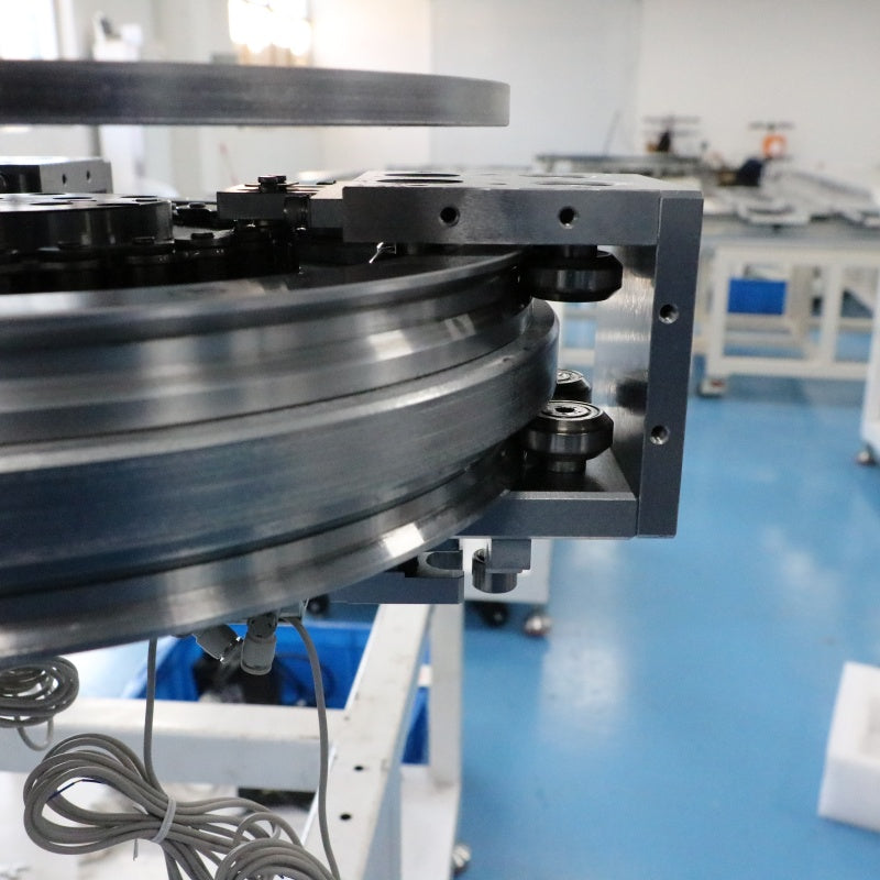 Integrated bending linear guide rail, circular guide rail conveyor line, irregularly shaped housing processing conveyor line