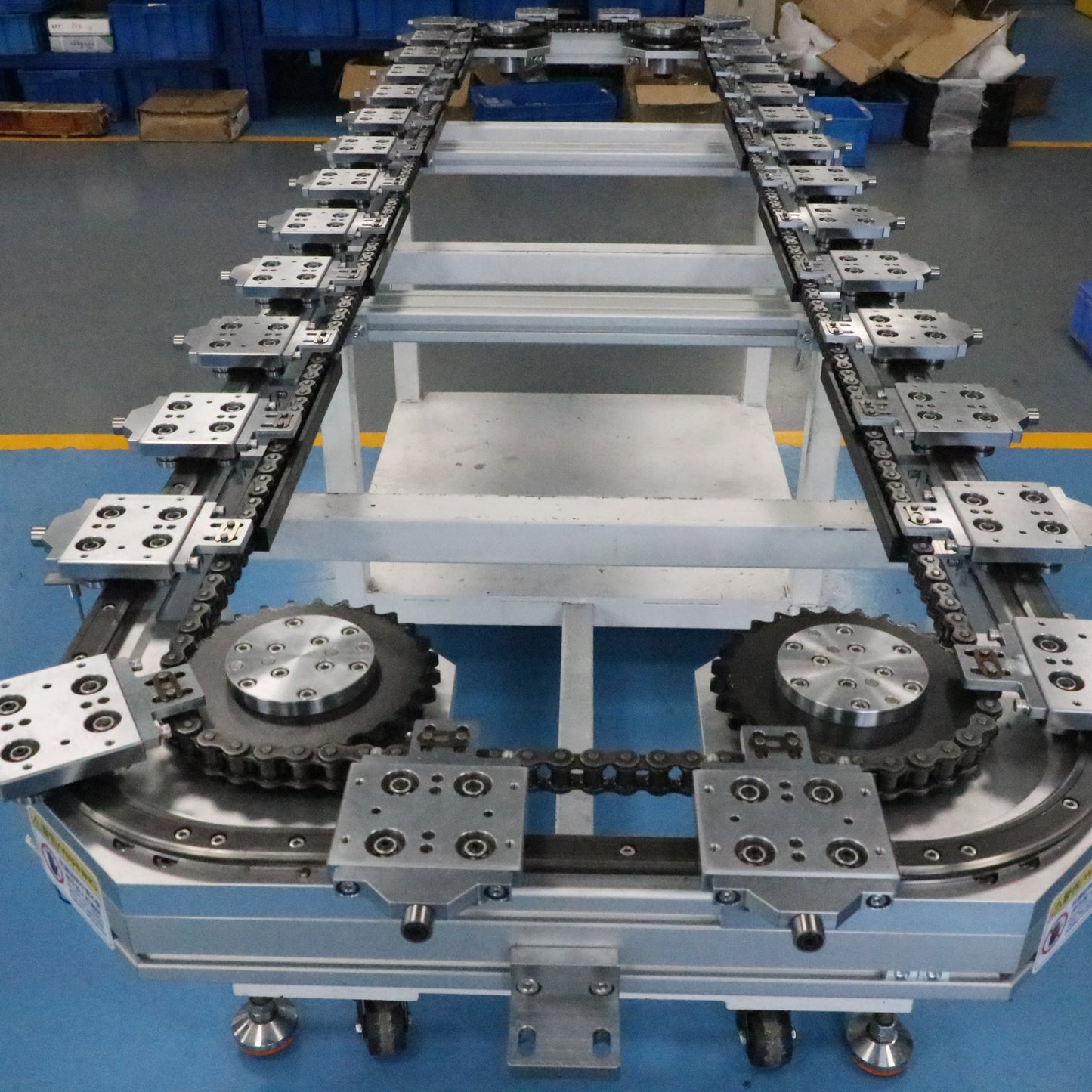 High-rigidity and stable linear guide rails, circular guide rail conveyor lines, energy storage module assembly lines