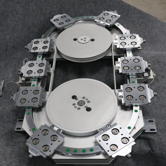 Overall rendering of synchronous belt drive track system