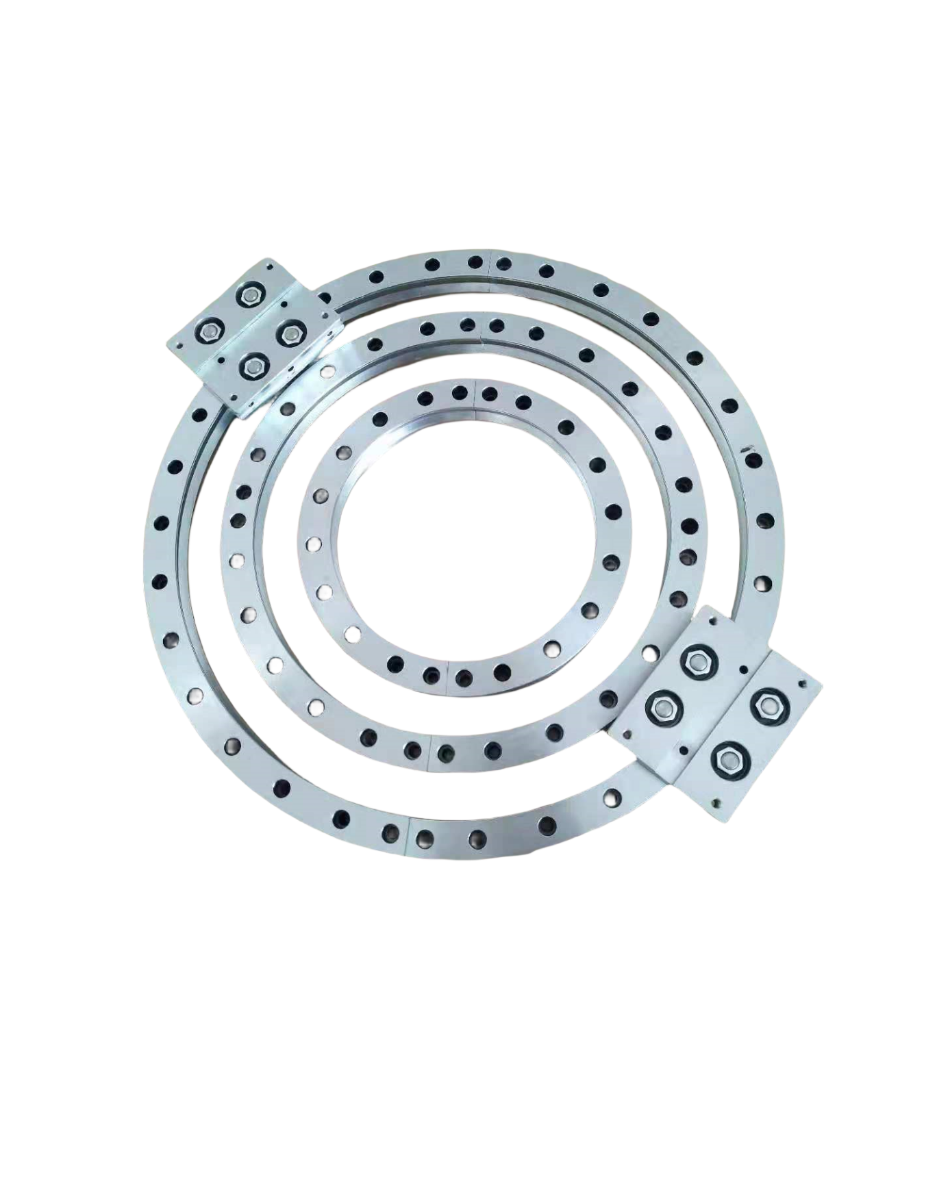 Round guide rail with slider Curved guide rail