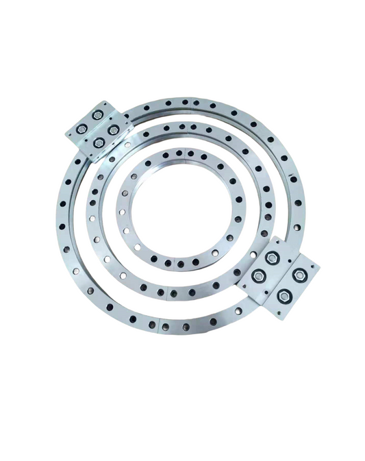 Round guide rail with slider Curved guide rail