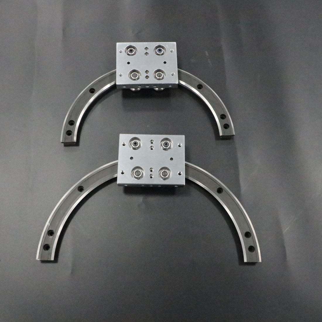 Wind-resistant and sand-resistant linear guide rails, circular guide rail conveyor lines, and outdoor photovoltaic lighting assembly production lines.