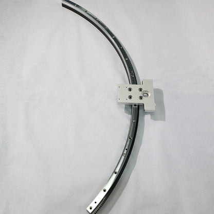 Inclined conveyor linear guide rails, circular guide rail conveyor lines, and supporting production lines for granular materials.