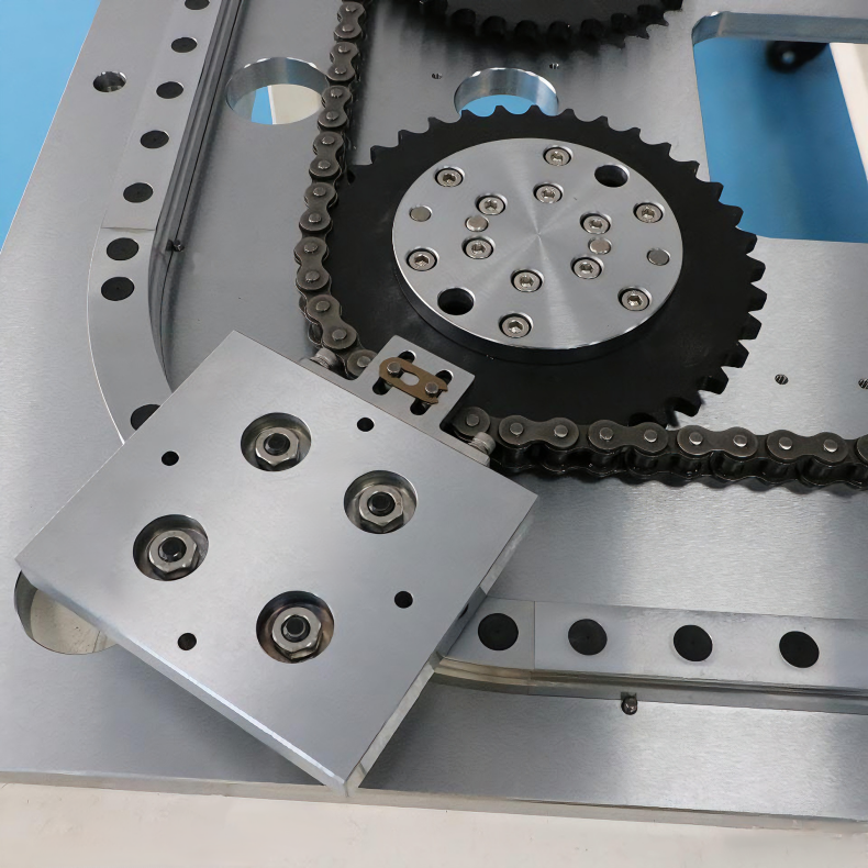 Rust-resistant passivated linear guides, circular guide conveyor lines, and workpiece transfer lines in humid workshops.