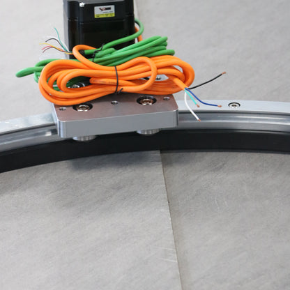 Large-span support linear guide rail, circular guide rail conveyor line, lighting module assembly line