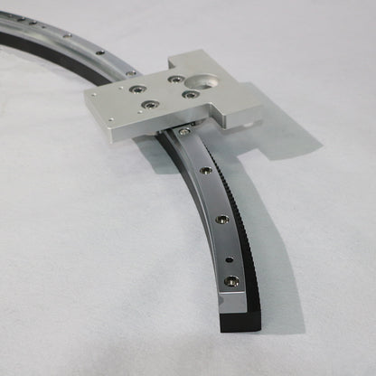 Inclined conveyor linear guide rails, circular guide rail conveyor lines, and supporting production lines for granular materials.