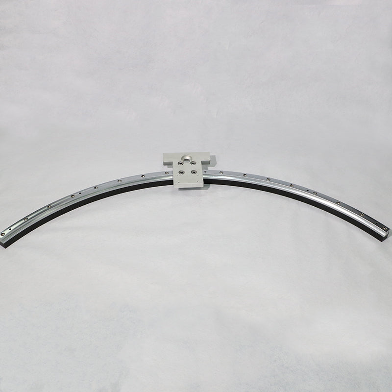 Inclined conveyor linear guide rails, circular guide rail conveyor lines, and supporting production lines for granular materials.