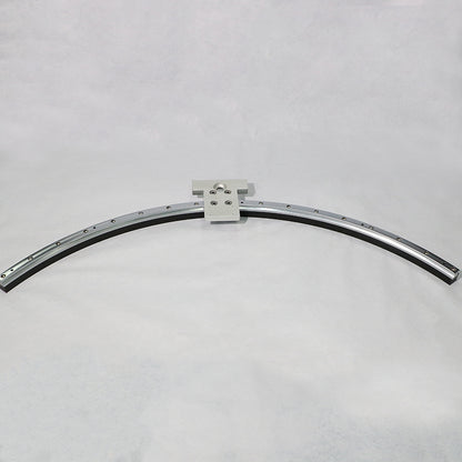 Inclined conveyor linear guide rails, circular guide rail conveyor lines, and supporting production lines for granular materials.