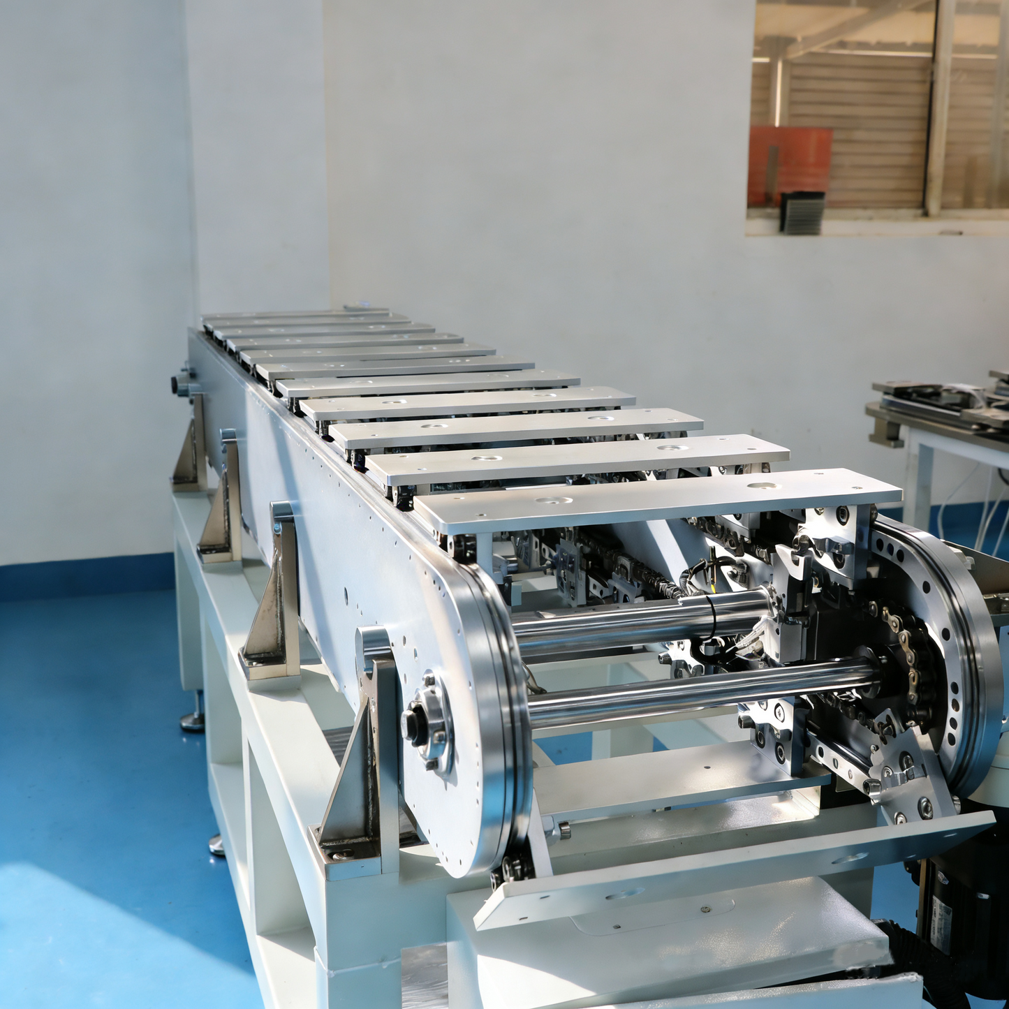 Deep groove grease storage linear guide, circular guide conveyor line, long-term working condition parts conveyor line