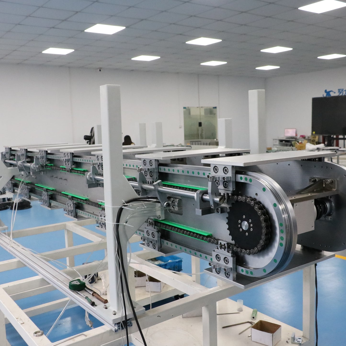 Pressure-resistant linear guide rails, circular guide rail conveyor lines, logistics sorting tooling pallet conveyor equipment