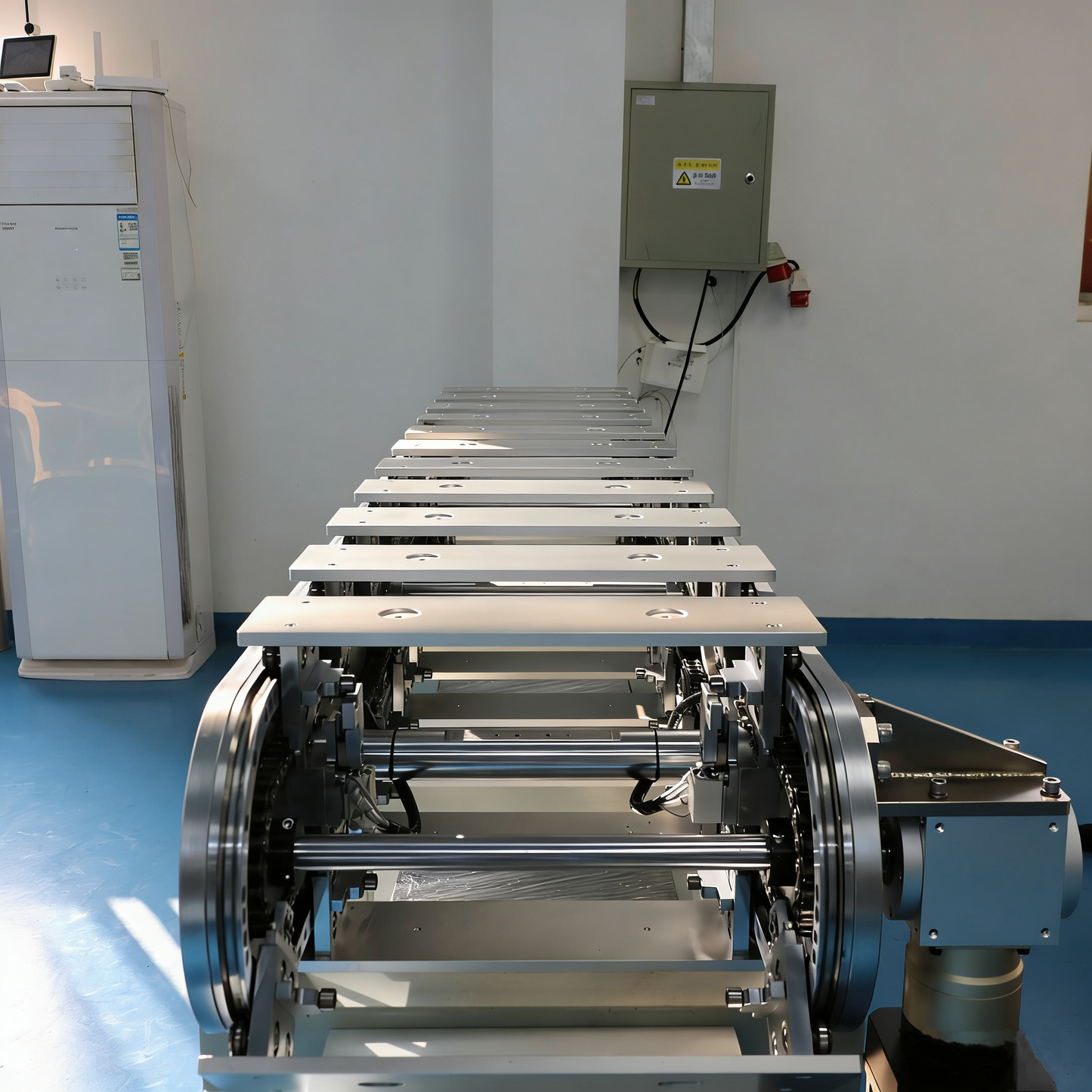 Deep groove grease storage linear guide, circular guide conveyor line, long-term working condition parts conveyor line