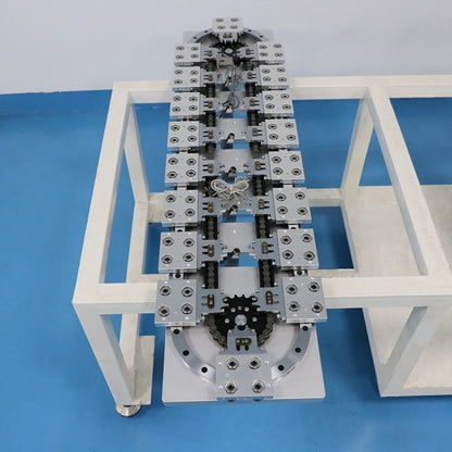 Multi-column parallel linear guide rails, circular guide rail conveyor line, wire harness finished product sorting assembly line