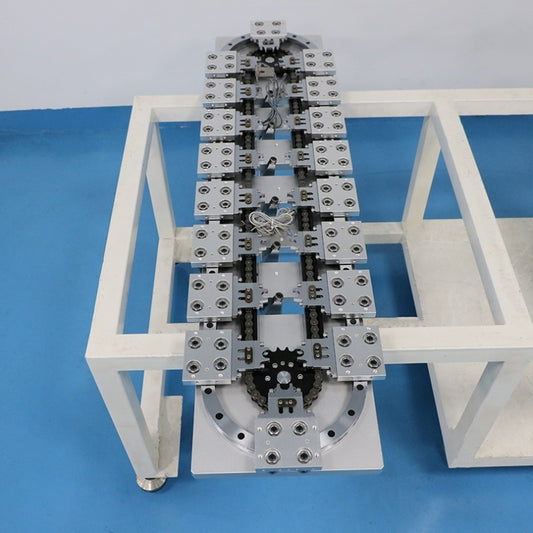 Multi-column parallel linear guide rails, circular guide rail conveyor line, wire harness finished product sorting assembly line