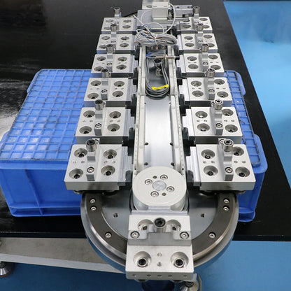 External limiting linear guide rail, circular guide rail conveyor line, workpiece positioning and conveying production line