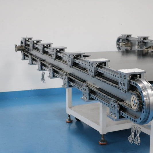 Low-noise, low-vibration linear guides, circular guide conveyor lines, audio-visual equipment assembly production lines