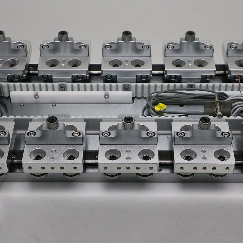 Precision fine-tuning linear guides, circular guide rail conveyor lines, optical instrument assembly and testing lines.