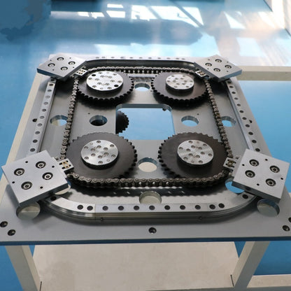 Rust-resistant passivated linear guides, circular guide conveyor lines, and workpiece transfer lines in humid workshops.