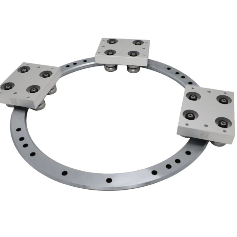 Variable speed adaptable linear guide rail, circular guide rail conveyor line, automotive parts small parts inspection and assembly line