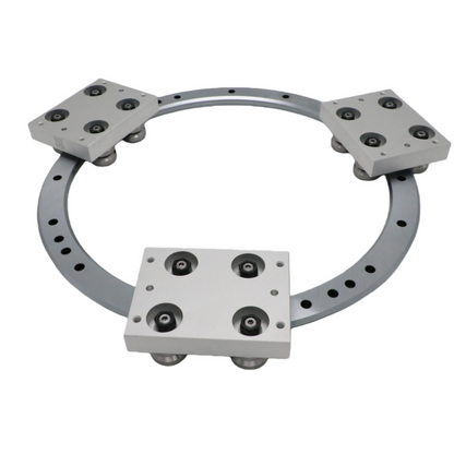 Variable speed adaptable linear guide rail, circular guide rail conveyor line, automotive parts small parts inspection and assembly line