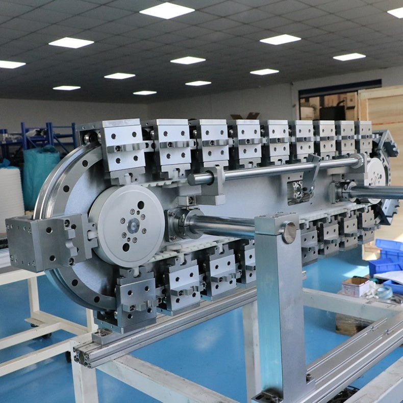 Thickened slider linear guide, circular guide conveyor line, heavy machinery small parts assembly line