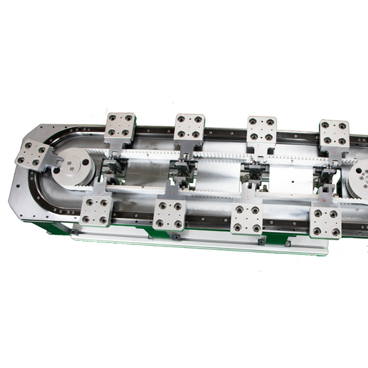 High-speed synchronous belt curve linear guide system