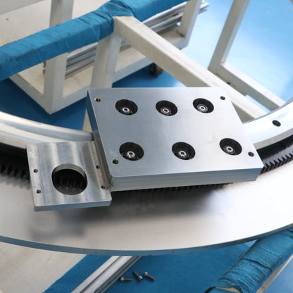 Top-mounted linear guide rails, circular guide rail conveyor lines, top-suspended workpiece conveyor lines