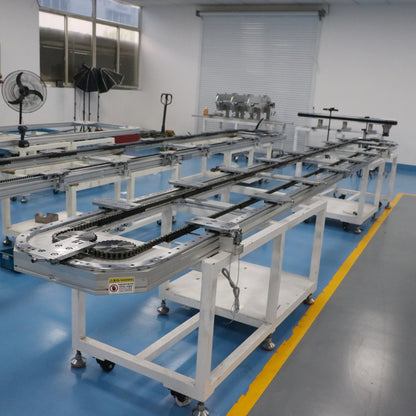 Anodized anti-corrosion linear guide rails, circular guide rail conveyor lines, and outdoor security equipment assembly lines.