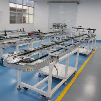 Anodized anti-corrosion linear guide rails, circular guide rail conveyor lines, and outdoor security equipment assembly lines.