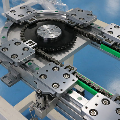 Telescopic adjustable linear guide rails, circular guide rail conveyor lines, and non-standard parts assembly lines.