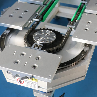 Multi-stage variable speed linear guides, circular guide rail conveyor lines, multi-process product processing production lines
