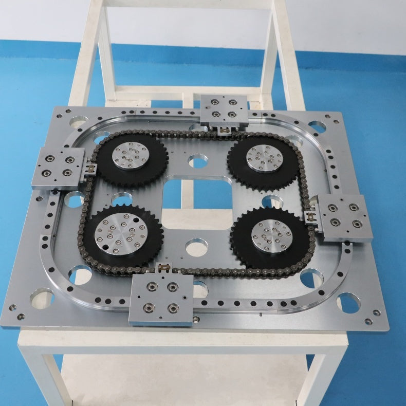 Rust-resistant passivated linear guides, circular guide conveyor lines, and workpiece transfer lines in humid workshops.
