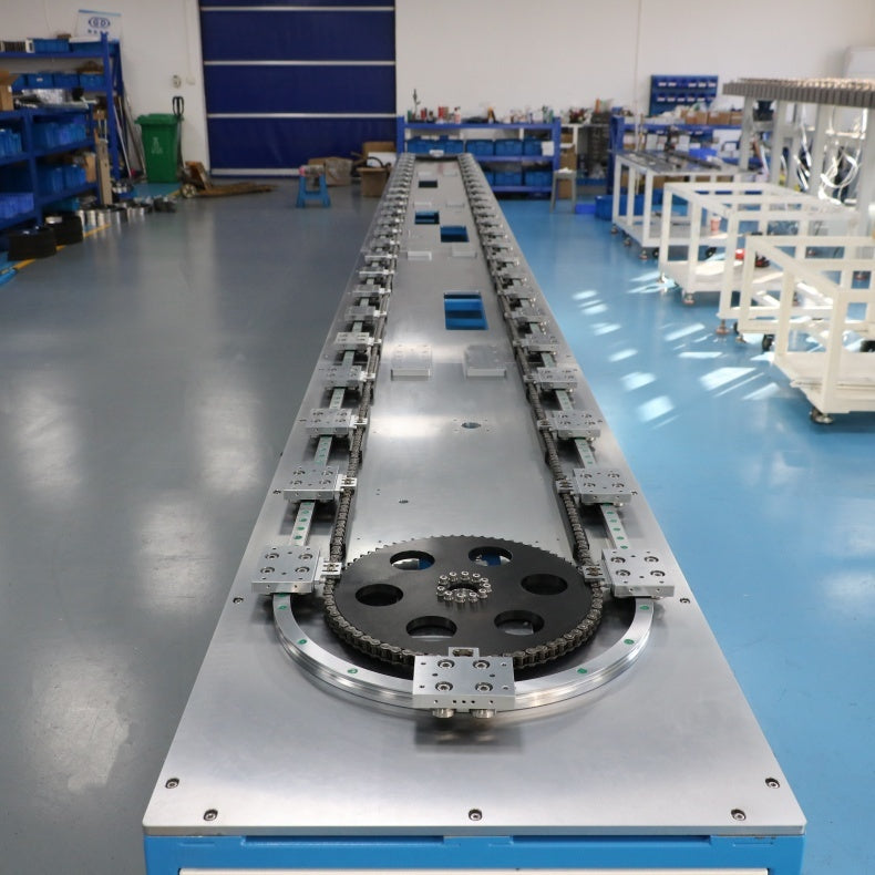 Eccentric Adjustable Linear Guide Rail, Circular Guide Rail Conveyor Line, Non-standard Mold Component Conveyor Line
