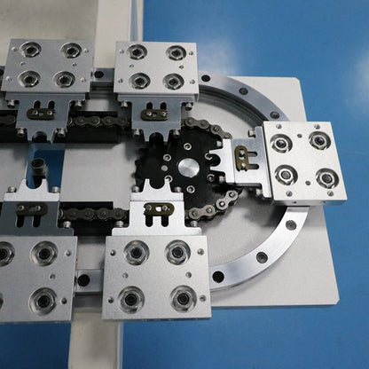 Multi-column parallel linear guide rails, circular guide rail conveyor line, wire harness finished product sorting assembly line