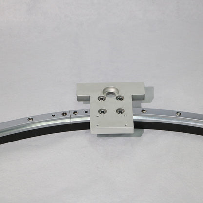 Inclined conveyor linear guide rails, circular guide rail conveyor lines, and supporting production lines for granular materials.