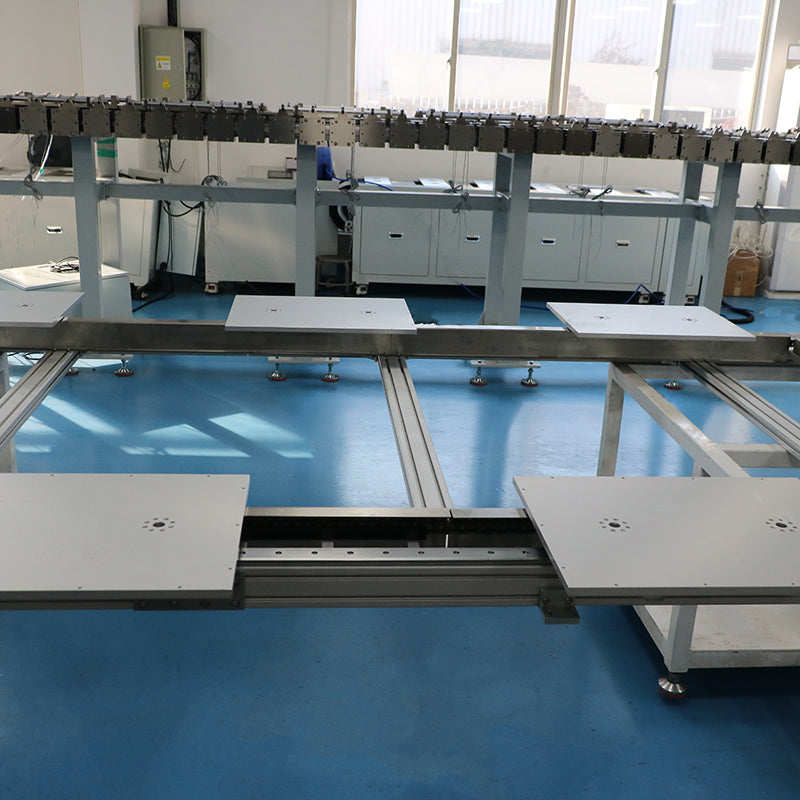 Buffer and shock-absorbing slider linear guide, circular guide conveyor line, glass fragile parts conveyor line.