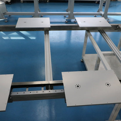 Buffer and shock-absorbing slider linear guide, circular guide conveyor line, glass fragile parts conveyor line.