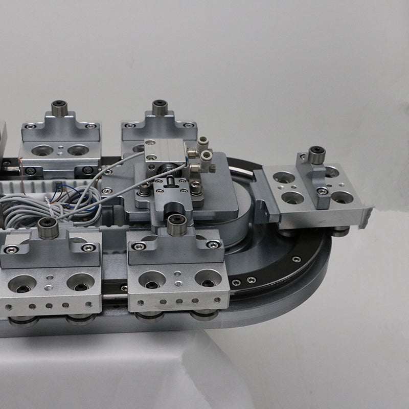 Precision fine-tuning linear guides, circular guide rail conveyor lines, optical instrument assembly and testing lines.
