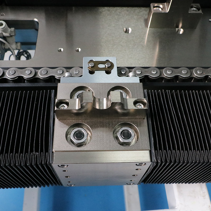 Seawater-resistant salt spray resistant linear guides, circular guide conveyor lines, and assembly lines for small marine components.