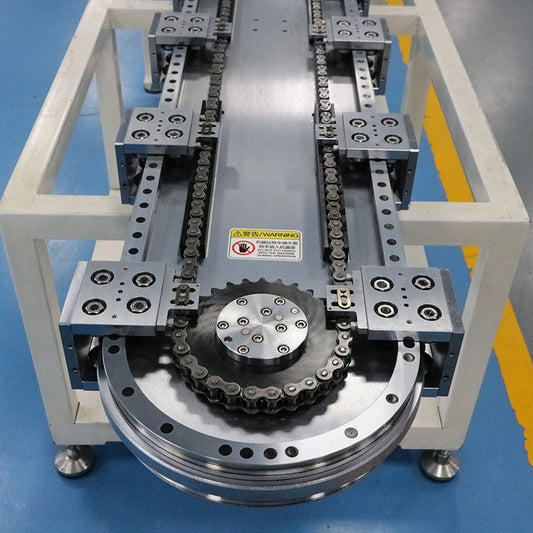 Heavy-duty linear guide rails, circular guide rail conveyor lines, and large electromechanical component assembly lines.