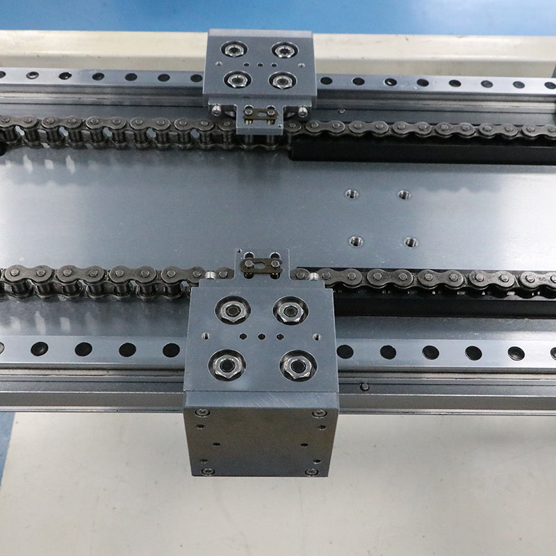 Heavy-duty linear guide rails, circular guide rail conveyor lines, and large electromechanical component assembly lines.