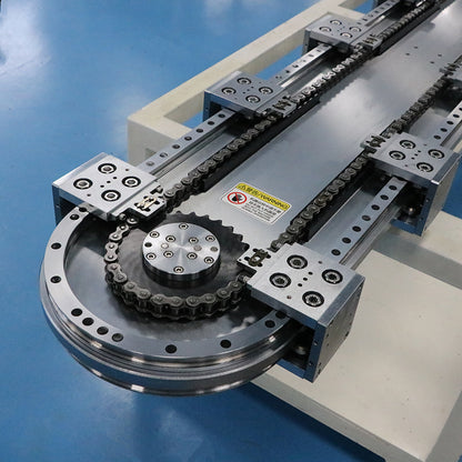 Heavy-duty linear guide rails, circular guide rail conveyor lines, and large electromechanical component assembly lines.
