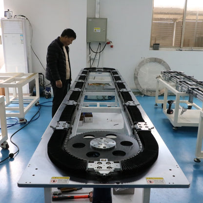 Heavy-duty top-load linear guide rail, circular guide rail conveyor line, new energy motor housing production line