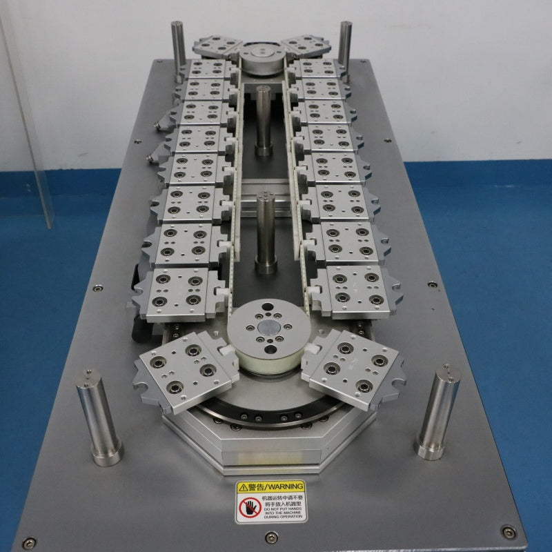 Quick-release snap-on linear guides, circular guide rail conveyor lines, and quick-change workpiece conveyor lines.