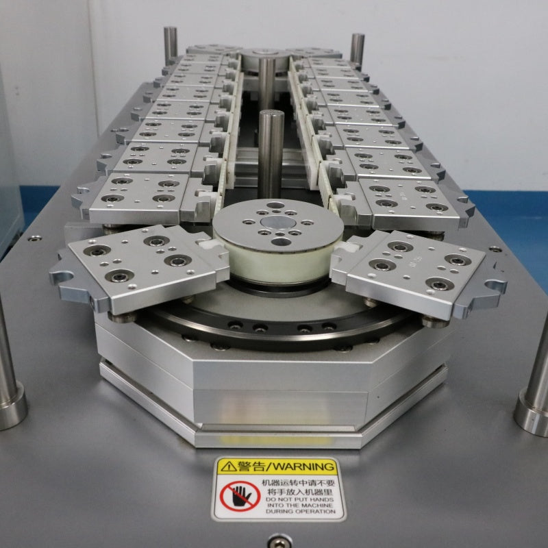 Quick-release snap-on linear guides, circular guide rail conveyor lines, and quick-change workpiece conveyor lines.
