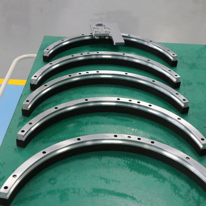 Anti-static insulated linear guides, circular guide conveyor lines, semiconductor component assembly lines