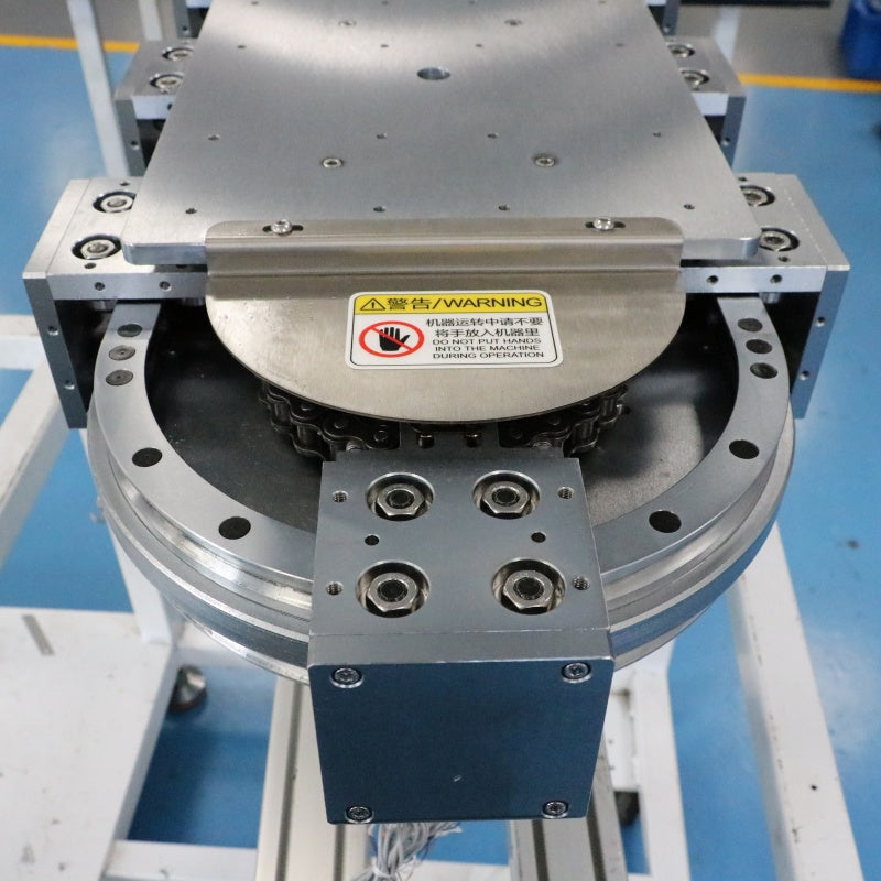 Integrated bending linear guide rail, circular guide rail conveyor line, irregularly shaped housing processing conveyor line