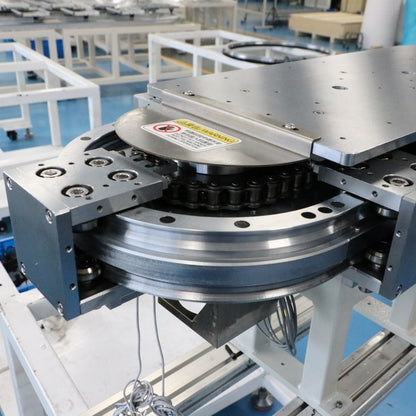 Integrated bending linear guide rail, circular guide rail conveyor line, irregularly shaped housing processing conveyor line